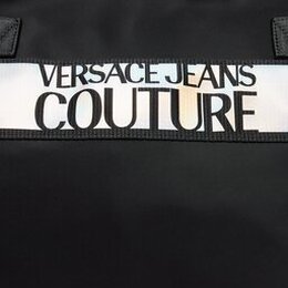 Versace Jeans Couture: Чёрная сумка