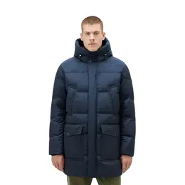 Woolrich: Синий пуховик