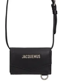 JACQUEMUS: Чёрный кошелёк Le Porte Azur