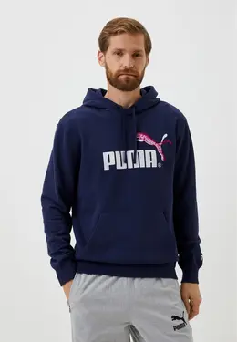 PUMA: Синяя толстовка 