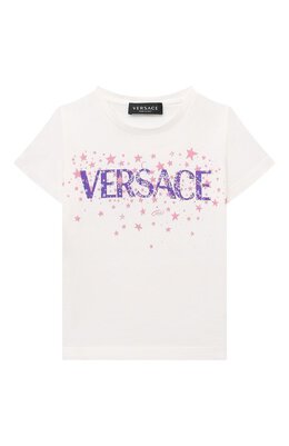 Versace: Хлопковая футболка 