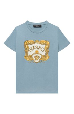 Versace: Хлопковая футболка