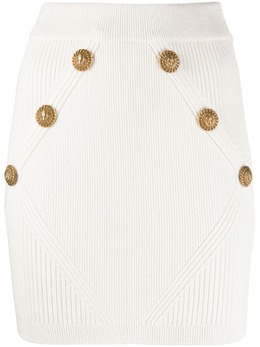 Balmain: Трикотажная юбка 