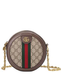 Gucci: Зелёная сумка GG Supreme