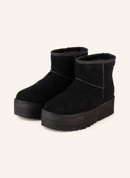 UGG: Чёрные угги  Classic Mini