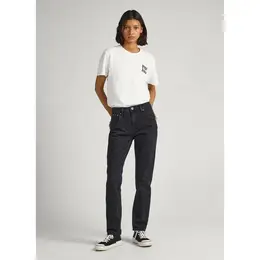 Pepe Jeans: Чёрные джинсы 