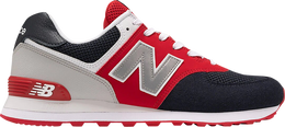 New Balance: Красные кроссовки  574