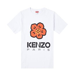 Kenzo: Футболка с цветочным принтом 