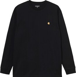 Carhartt WIP: Чёрная футболка  Chase