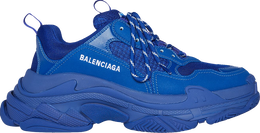 Balenciaga: Синие кроссовки  Triple S