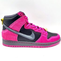 Nike: Чёрные кроссовки SB Dunk High