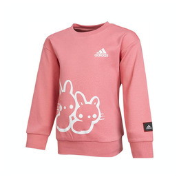 Adidas Kids: Розовый свитшот