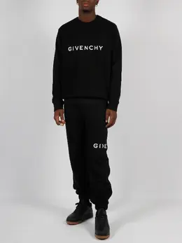 Givenchy: Чёрный свитшот 