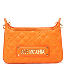 Love Moschino: Оранжевая сумка 