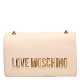 Love Moschino: Светлая сумка 