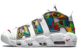 Nike: Серые кроссовки  Air More Uptempo