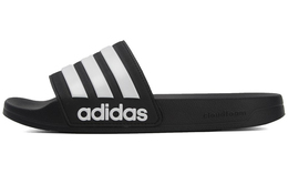 Adidas: Чёрные шлёпанцы Adilette