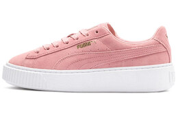 PUMA: Розовые кроссовки  Suede