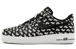 Nike: Чёрные кроссовки Air Force 1 Low