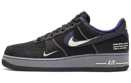 Nike: Чёрные кроссовки Air Force 1 Low