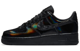 Nike: Чёрные кроссовки Air Force 1 Low