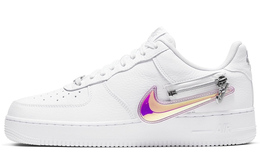 Nike: Белые кроссовки Air Force 1 Low