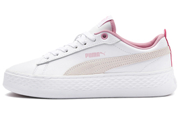 PUMA: Белые кроссовки  Smash