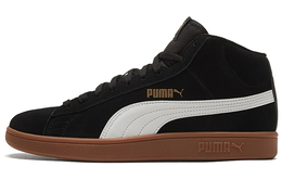 PUMA: Чёрные кроссовки  Smash V2 Mid