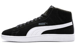 PUMA: Чёрные кроссовки  Smash V2 Mid