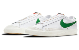 Nike: Зелёные кроссовки Blazer Low 77