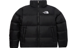 The North Face: Чёрный пуховик 