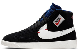 Nike: Чёрные кроссовки  Blazer Mid