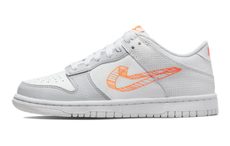 Nike: Белые кроссовки  Dunk Low