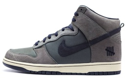 Nike: Зелёные кроссовки  Dunk High