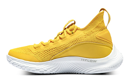 Under Armour: Жёлтые кроссовки Curry 8