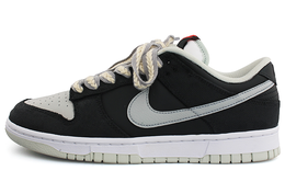 Nike: Тёмные кроссовки  Dunk Low