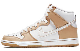 Nike: Белые кроссовки  SB Dunk High