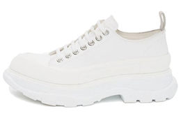 Alexander McQueen: Белые кроссовки Tread Slick