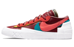 Nike: Красные кроссовки  Blazer Low Sacai