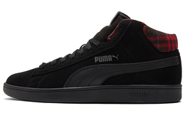 PUMA: Чёрные кроссовки  Smash V2 Mid