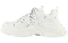 Balenciaga: Белые кроссовки  Triple S