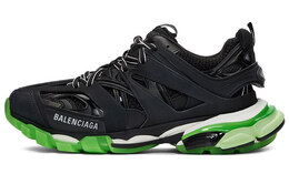 Balenciaga: Чёрные кроссовки  Track