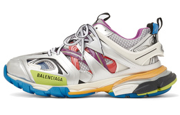 Balenciaga: Белые кроссовки  Track