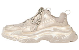 Balenciaga: Бежевые кроссовки  Triple S