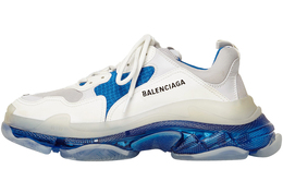 Balenciaga: Белые кроссовки  Triple S