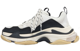 Balenciaga: Белые кроссовки  Triple S