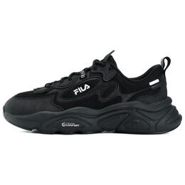 Fila: Чёрные кроссовки 