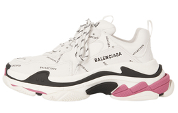 Balenciaga: Белые кроссовки  Triple S