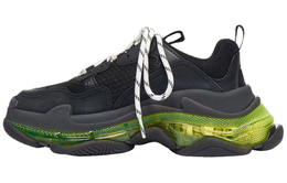 Balenciaga: Чёрные кроссовки  Triple S