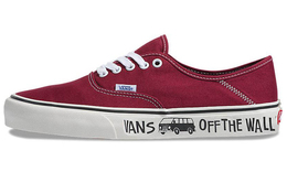 Vans: Красные туфли Authentic